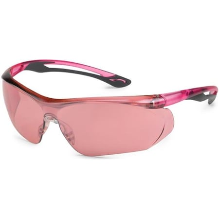 Gateway Safety Gateway Safety 280334442 Pink Mirror & Gray Flex Parallax Safety Glasses 280334442